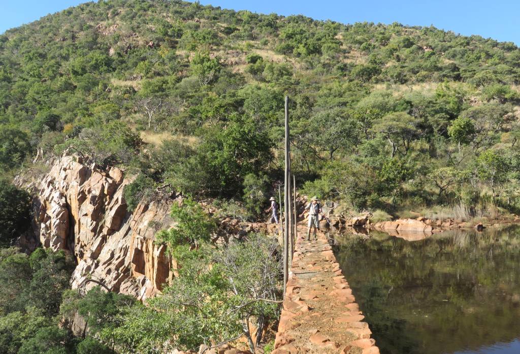 Makwekwe dam wall